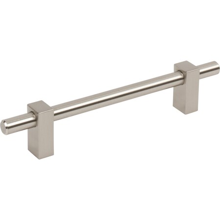 Jeffrey Alexander 128 Mm Center-To-Center Satin Nickel Larkin Cabinet Bar Pull 478-128SN